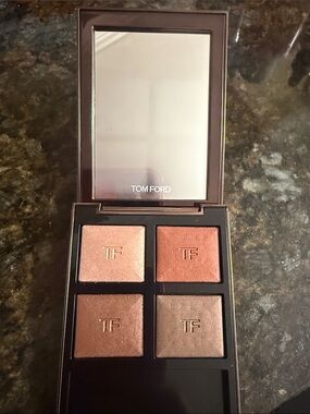 Tom Ford 03 Body Heat Eyeshadow Quad - Shimmer Peach & Bronze unused